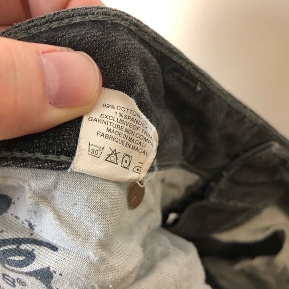 Silver Jeans Santorini Washed Black Crop Jeans 36 - Picture 8 of 8